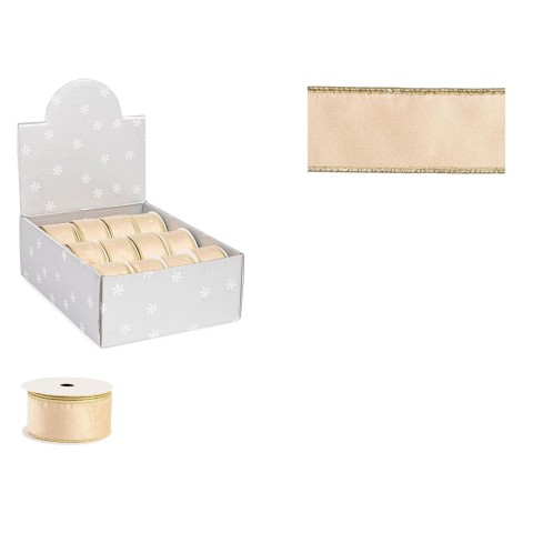 NASTRO VELVET 5M CHAMPAGNE DISP X 12